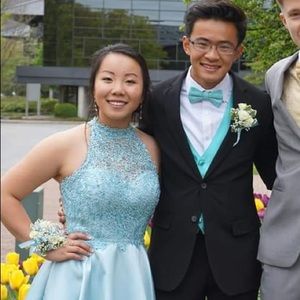 Blue Alyce Paris Prom Dress